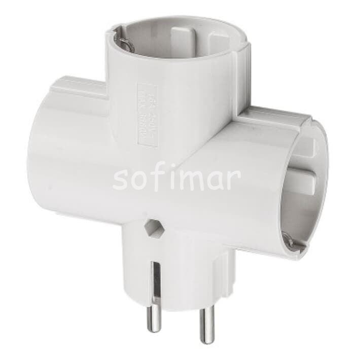 Adaptador ONLEX 10/16A.4,8MM.3T.SC - Imagen 1