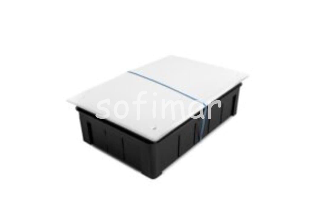 Caja de conexión 200x130x60 con tapa y tornillos - Imagen 1