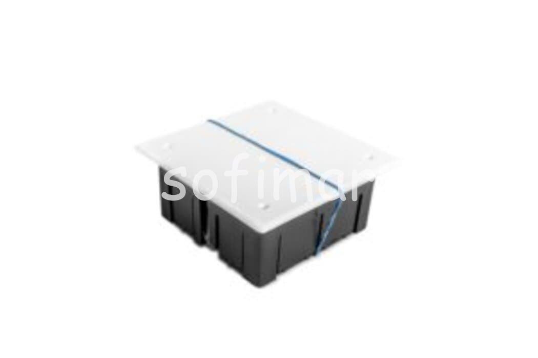 Caja de conexión pladur 105x105x50 con tapa y tornillos - Imagen 1