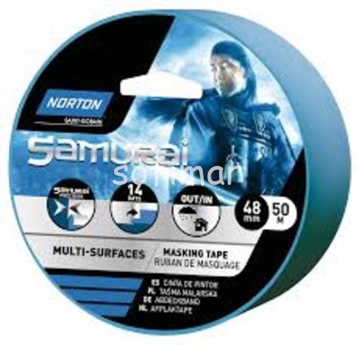 CINTA DE PINTOR MULTISUPERFICIE SAMURAI 50 METROS - Imagen 1