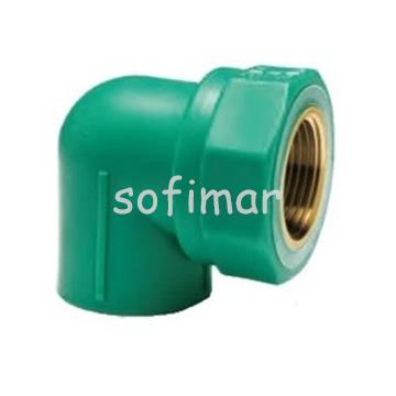 CODO 90° PPR CON ROSCA HEMBRA PN25 - Imagen 1