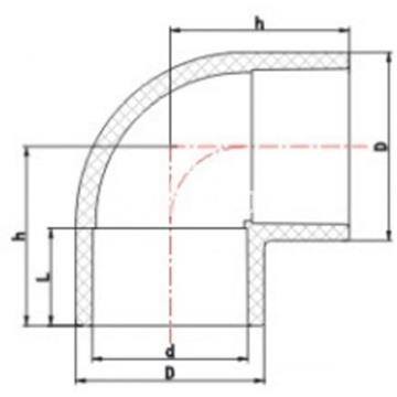 Codo Mixto Rosca Hembra Roscar Pegar PVC - Imagen 2