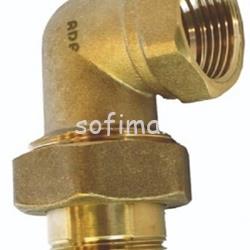 Codo Unión 3 Piezas Junta O-Ring Roscar Roscar - Imagen 1