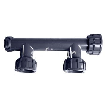 Colector PVC 1" x 2 salidas - Imagen 1