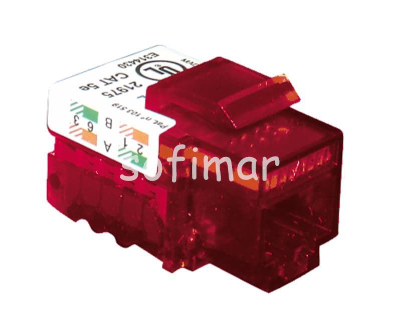 Conector Hembra RJ45 Cat. 6 UTP - Imagen 1