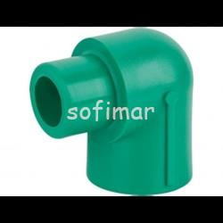 CURVA DE 90° PPR M/H PN25 - Imagen 1