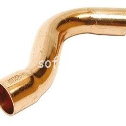 Curva REF.86CU Desviación Macho Hembra Cobre Liso Sudo - Imagen 1