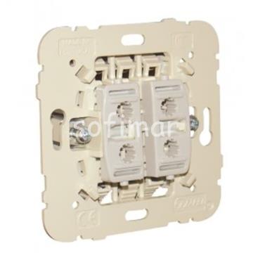 Doble pulsador 10A - 250V - Imagen 1