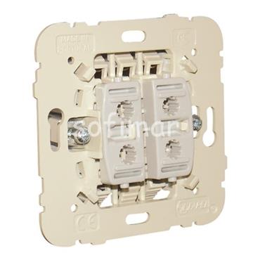 Doble Pulsador Conmutador para Persiana 10A-250V - Imagen 1