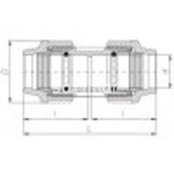 Enlace Rectos PP para PE Negro - Imagen 2