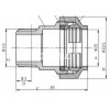 Enlace Rosca Macho Latón PE - Imagen 2