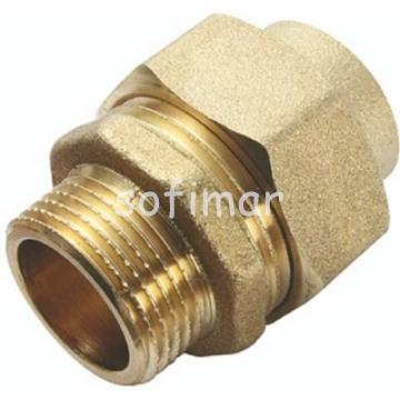 Enlance 3 Piezas Macho Roscar Soldar Tubo Cobre - Imagen 1