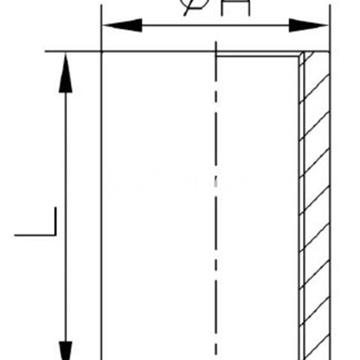 Manguito Hembra Hembra Inox 316 ISO 4144 - Imagen 2