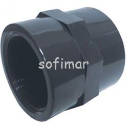 Manguito Hembra Roscar Roscar PVC - Imagen 1