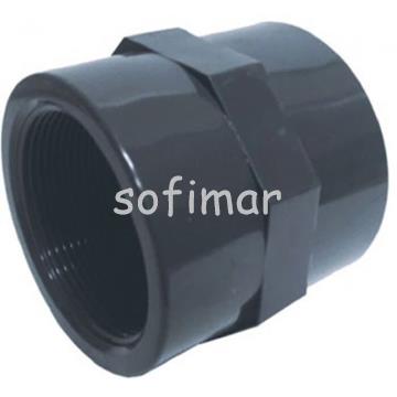 Manguito Hembra Roscar Roscar PVC - Imagen 1
