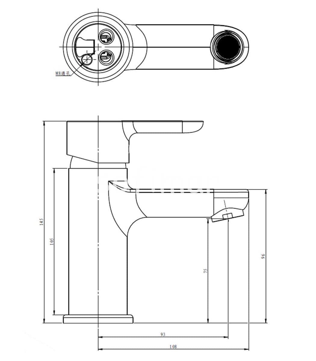 Monomando de lavabo Golf - Imagen 2