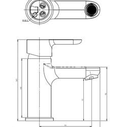 Monomando de lavabo Golf - Imagen 2