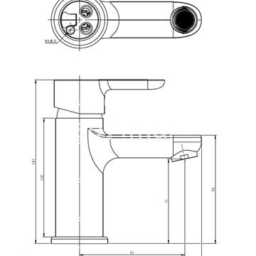 Monomando de lavabo Golf - Imagen 2