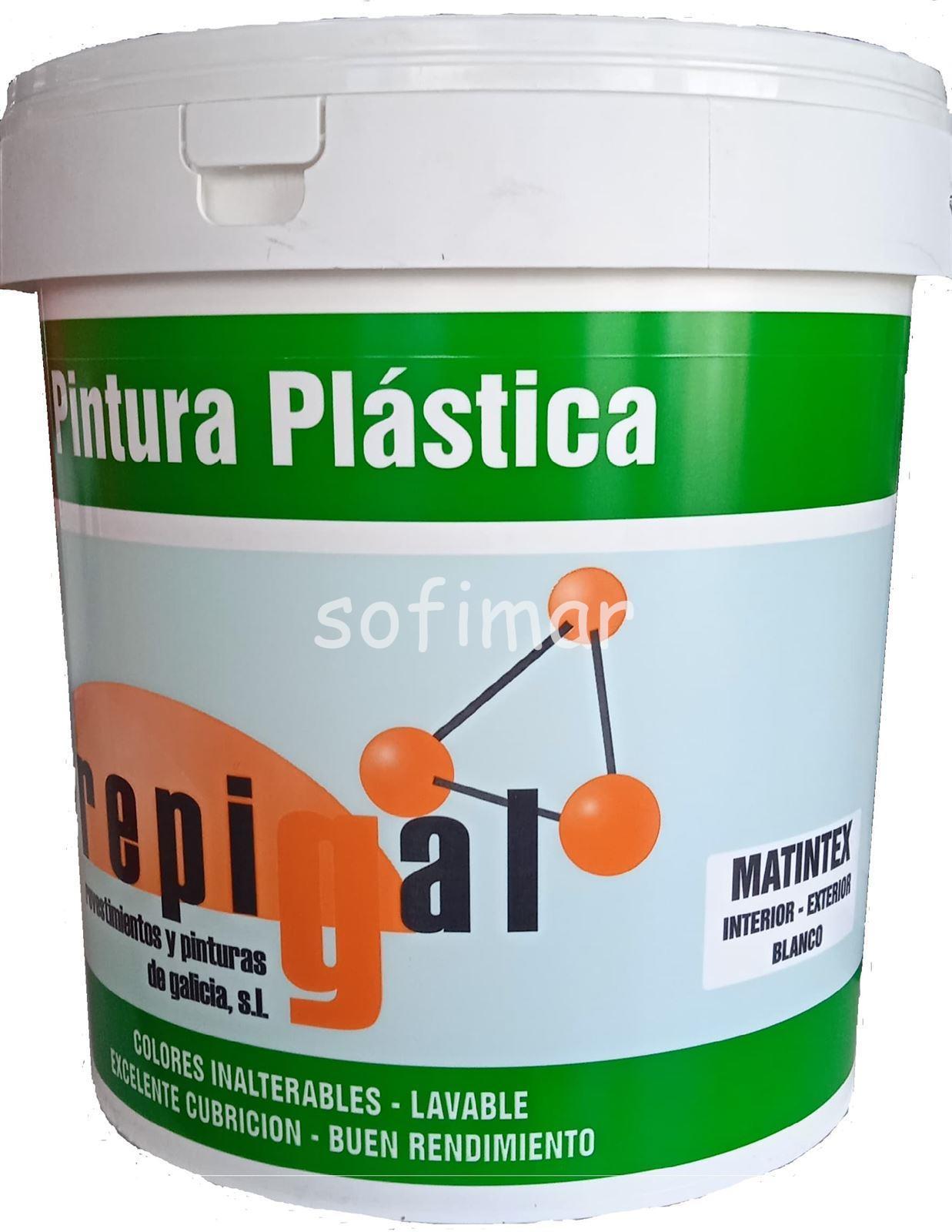 Pintura Plástica Repigal MATINTEX Interior-Exterior