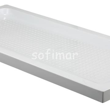 Plato de ducha de fibra rectangular - Imagen 1