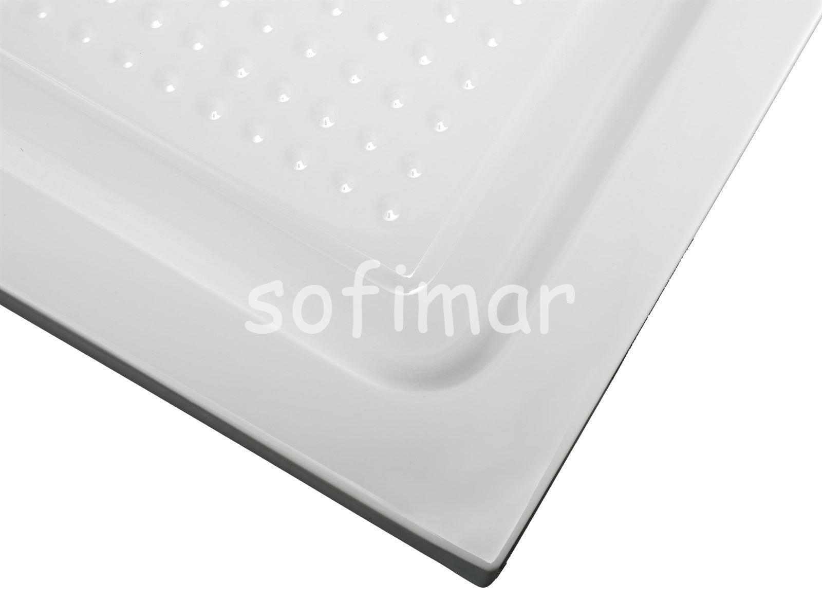 Plato de ducha de fibra rectangular - Imagen 2