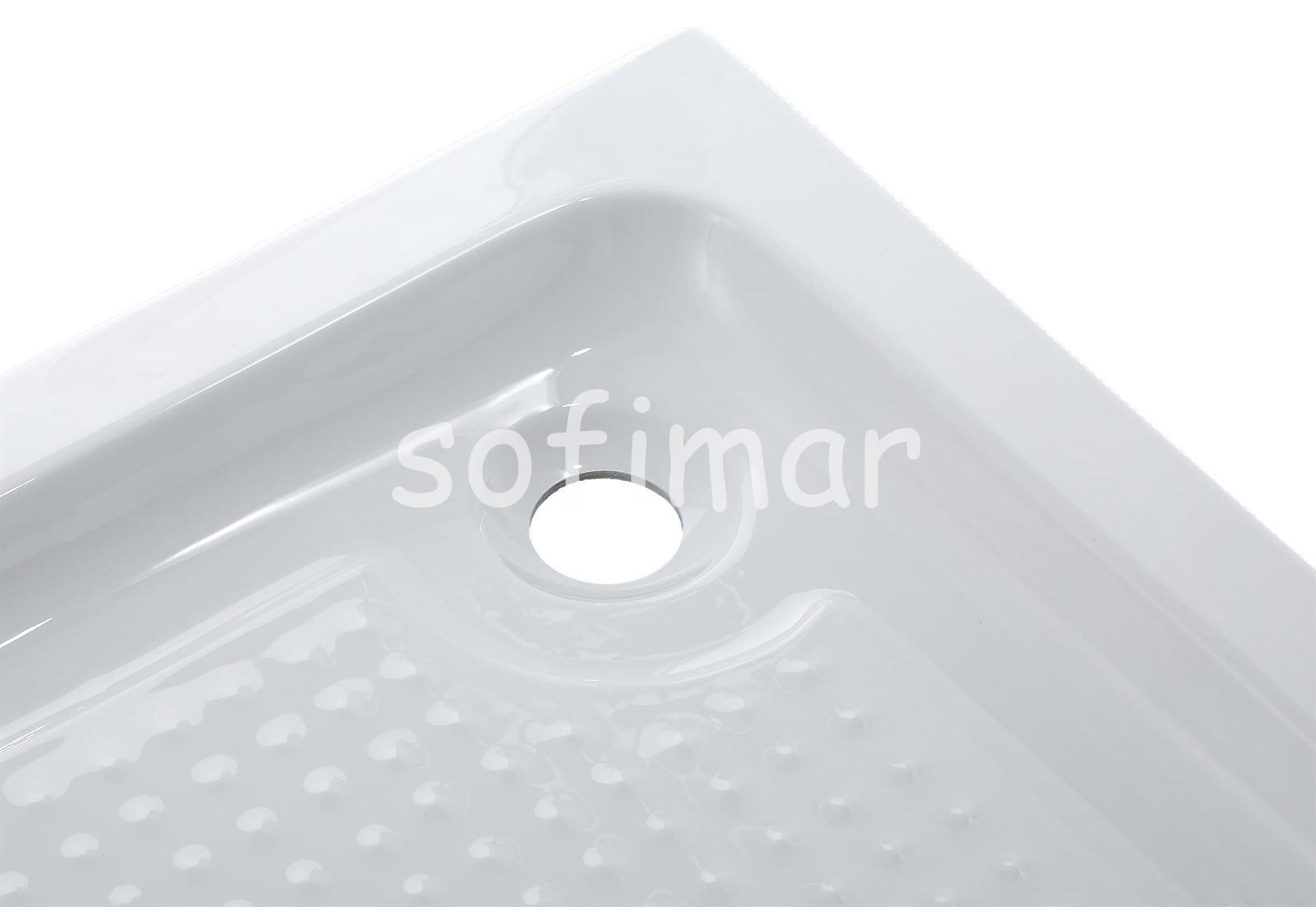 Plato de ducha de fibra rectangular - Imagen 3
