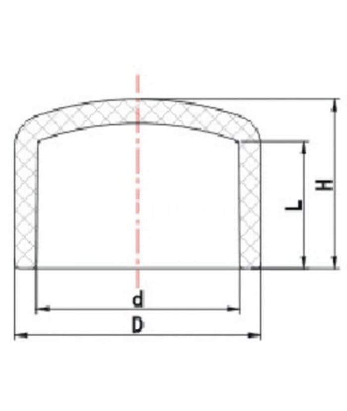 Tapón final Pegar PVC - Imagen 2