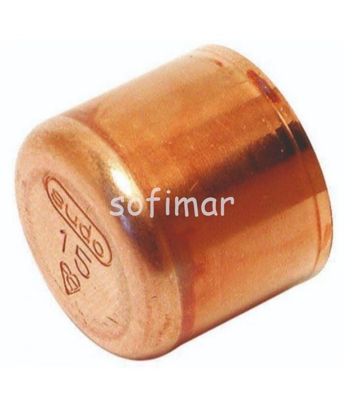 Tapón REF.301 CU Cobre Liso Sudo - Imagen 1