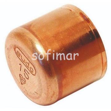 Tapón REF.301 CU Cobre Liso Sudo - Imagen 1