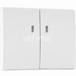 Tecla para mecanismo Doble Función luminoso Logus 90 - Imagen 1