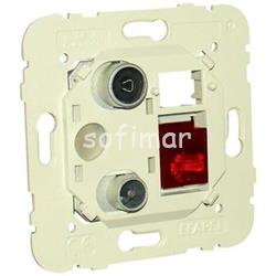 Toma Múltiple R - TV RJ45 Cat. 6 UTP Estrella - Imagen 1