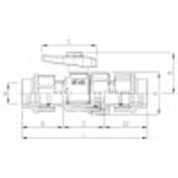 Válvula de Acople Doble PP para PE negro - Imagen 2