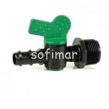 Válvula de Corte 16 mm x1/2" - Imagen 1