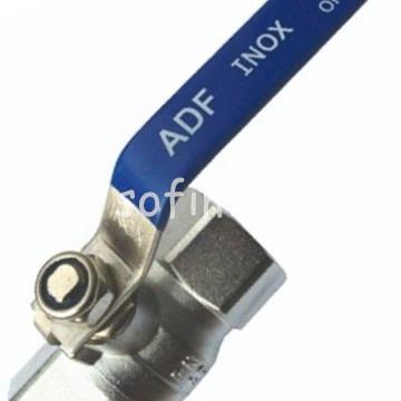 Válvula Esfera Hembra Hembra Palanca Inox - Imagen 1