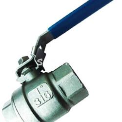 Válvula Esfera Hembra Hembra Todo INOX 316 - Imagen 1